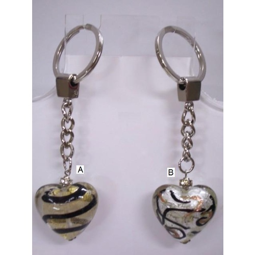 Heart Keyring - Gold or Bronze