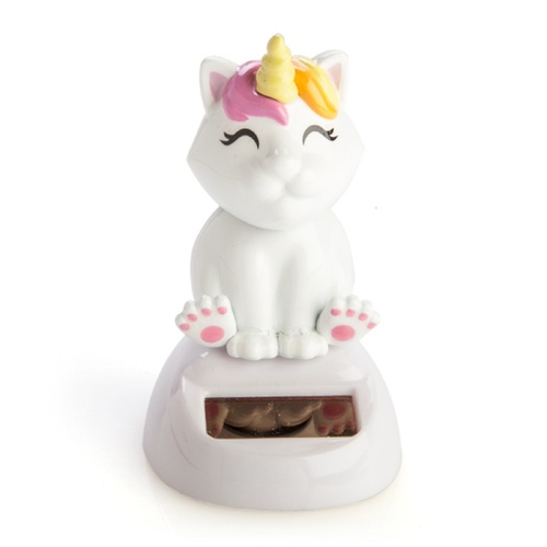 Caticorn Solar Dancing Car Dashboard Groover